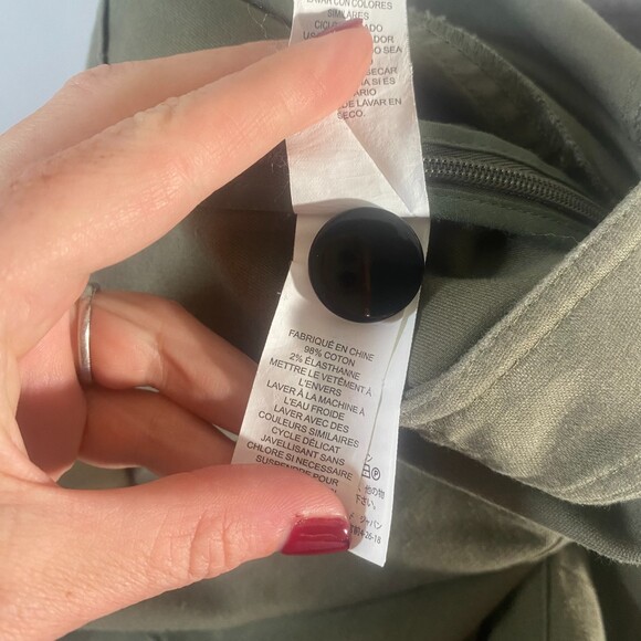 Kate Spade Broome Street Olive Green Wide Leg Sailor Pant 6 - Picture 8 of 10